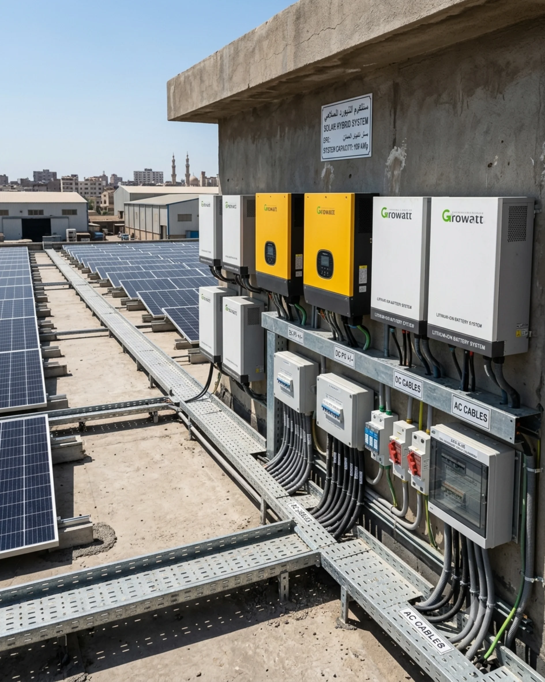 Hybrid Solar Energy System with Battery Backup