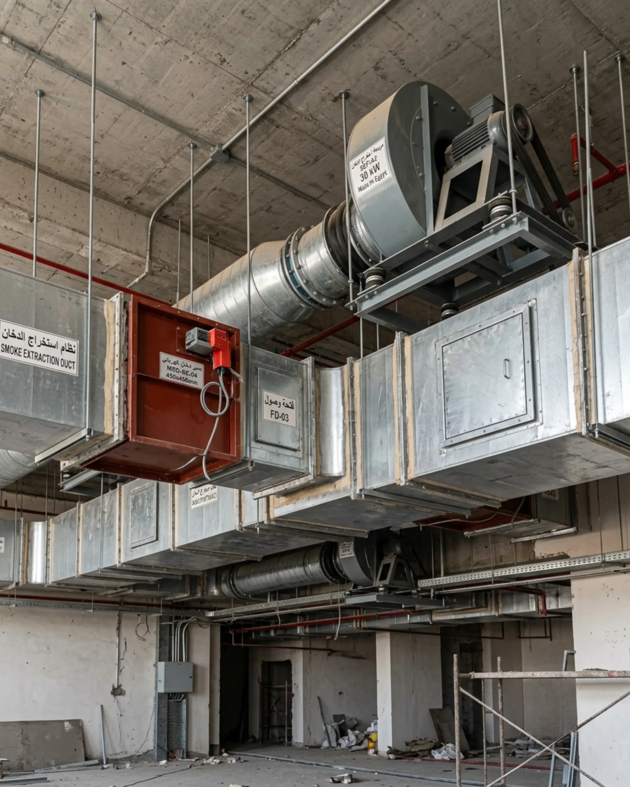 Professional HVAC Systems Egypt installation by S.T.I.S