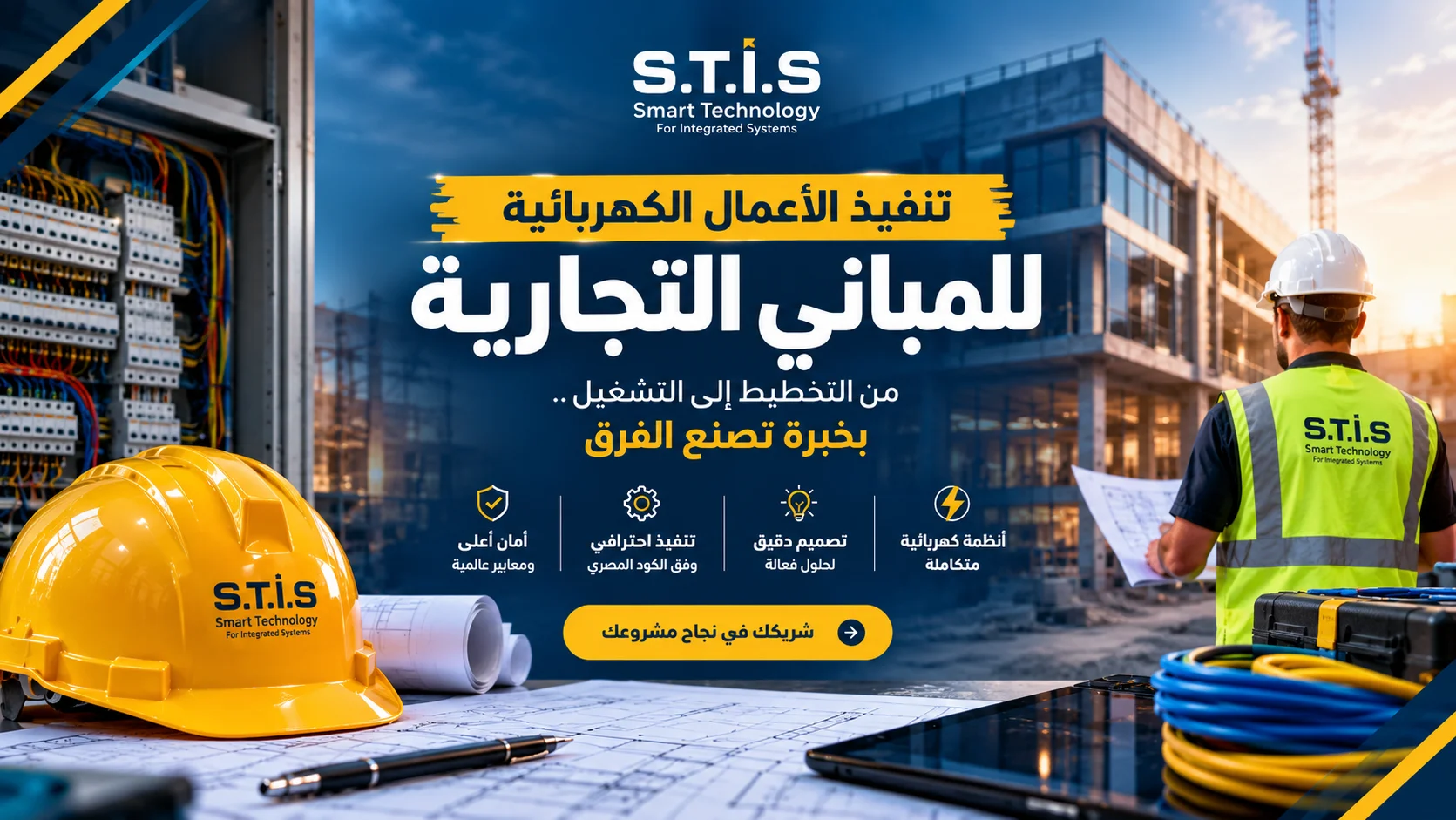 تنفيذ الأعمال الكهربائية
